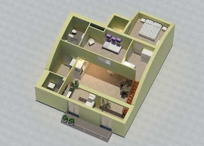 Attico Darsena Nuova Lägenhet *